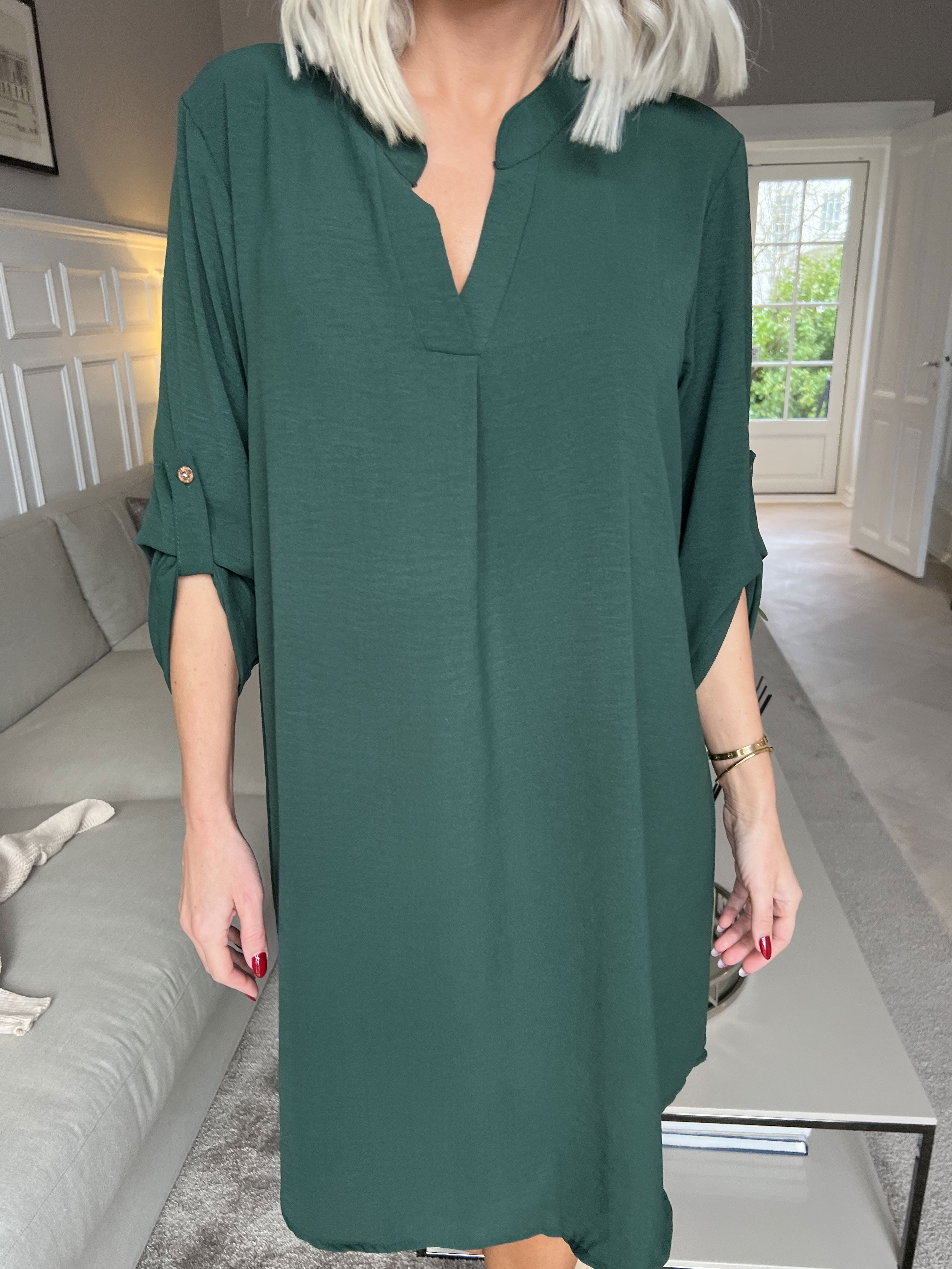 Vanesa Dress - Let og luftig kjole i plain farver